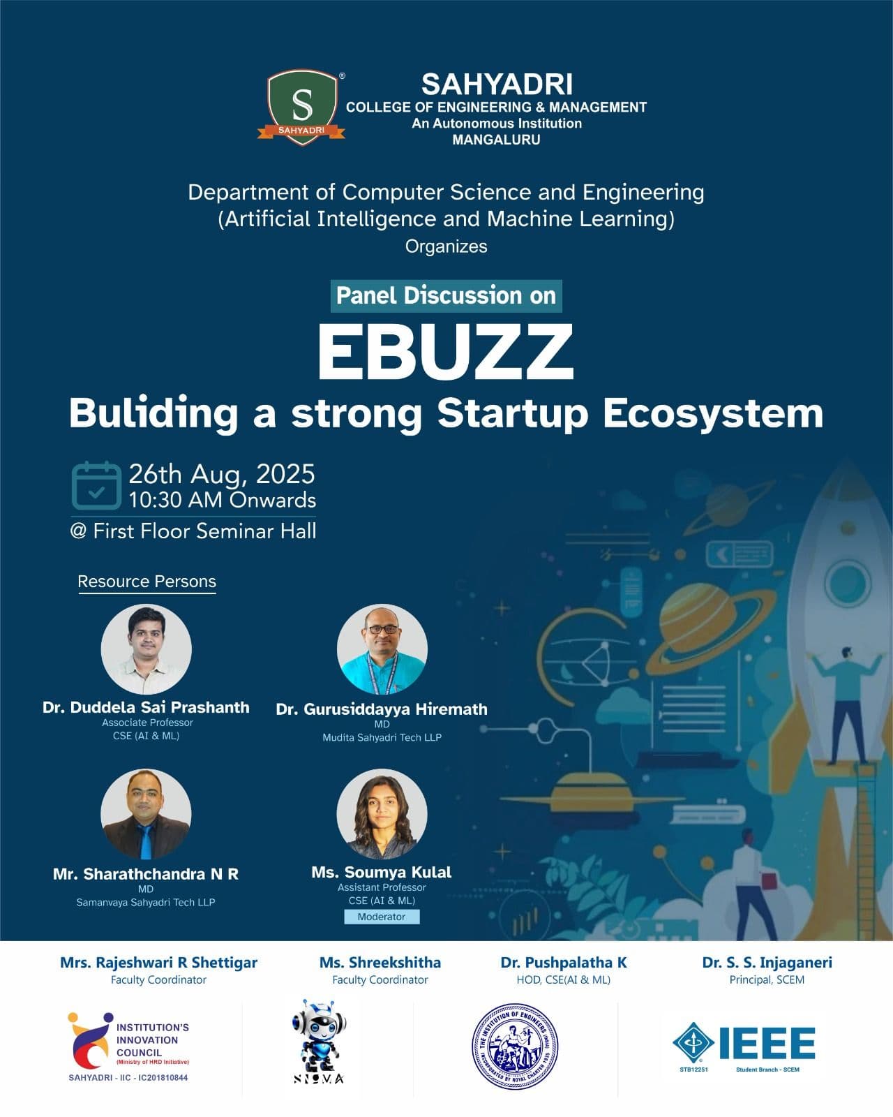 Panel Discussion: EBUZZ - Building a Strong Startup Ecosystem