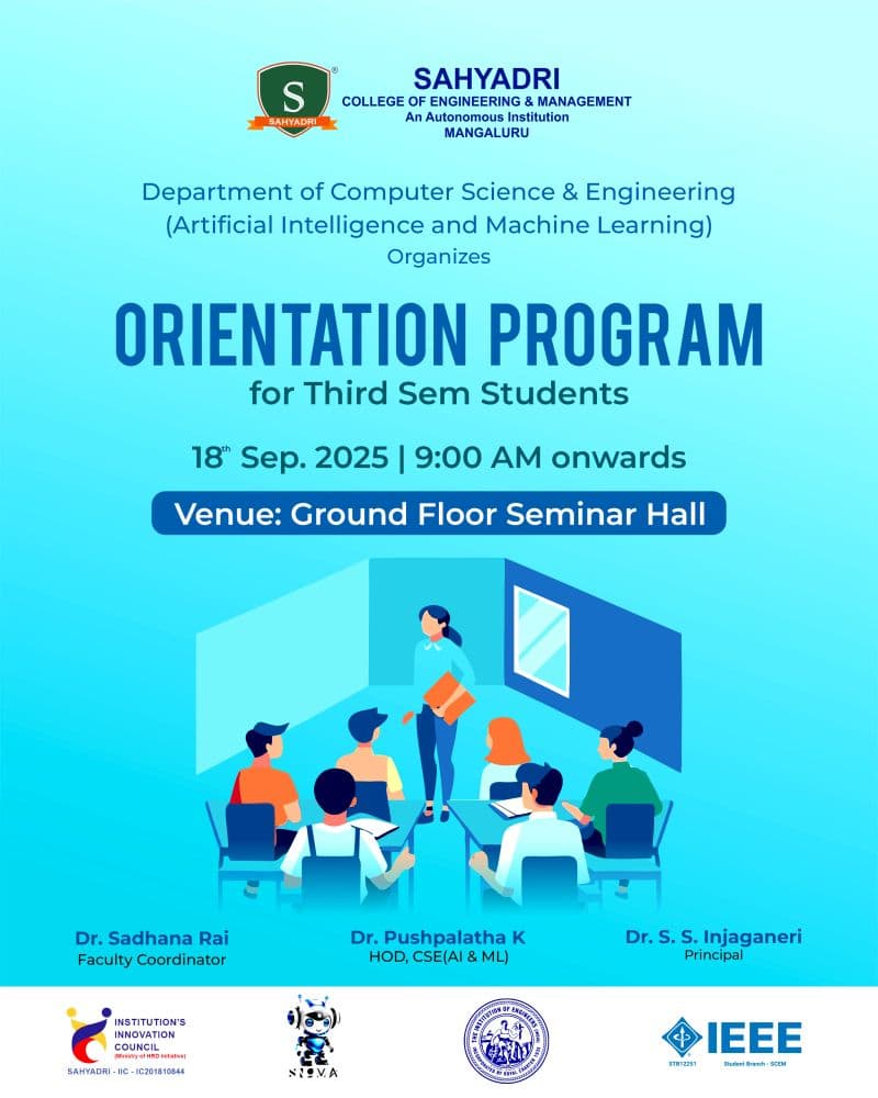 Orientation Program for 3rd Semester Students