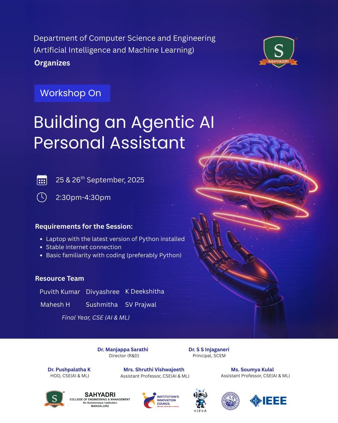 Workshop: Building an Agentic AI Personal Assistant